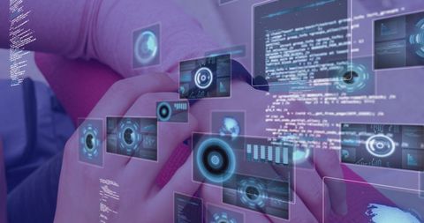 Data Innovation with Smartwatch Technology Interface - Download Free Stock Images Pikwizard.com