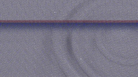 Dynamic White Bubbles on Glitchy TV Screen Background