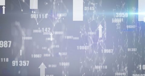 Digital Data Processing Interface with Arrows and Network Connections - Download Free Stock Images Pikwizard.com