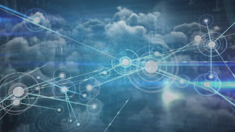 Global Internet Security and Digital Data Processing Concept