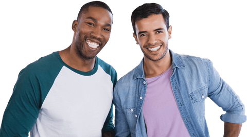 Smiling Diverse Businessmen on White Background Transparent Effect - Download Free Stock Videos Pikwizard.com
