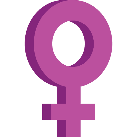 abstract purple female symbol on transparent background - Download Free Stock Videos Pikwizard.com