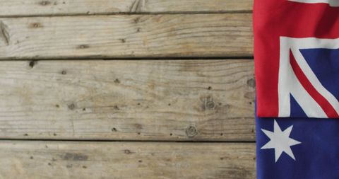 Australian Flag Against Weathered Wooden Planks: Symbol of Patriotism - Download Free Stock Images Pikwizard.com