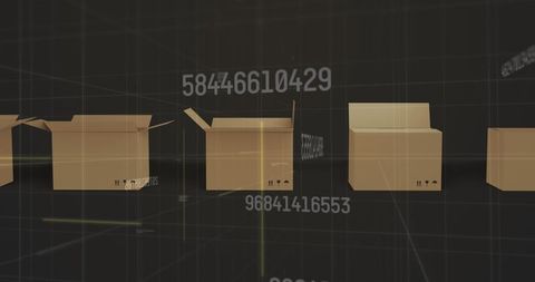 Digital Data Processing in Global Shipping and Logistics - Download Free Stock Images Pikwizard.com