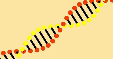 Colorful DNA Helix Illustration on Pale Background - Download Free Stock Images Pikwizard.com