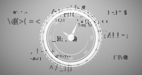 Time and Mathematics Concepts Blending in Grey Background - Download Free Stock Images Pikwizard.com