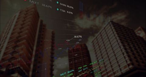Urban financial analytics governance amidst dusk skyline