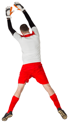 goalkeeper in action jumping for save transparent background - Download Free Stock Videos Pikwizard.com