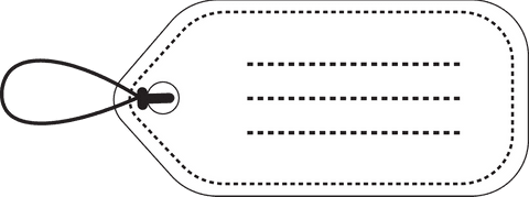 Blank Label Tag Illustration on Transparent Background for Retail Use - Download Free Stock Videos Pikwizard.com