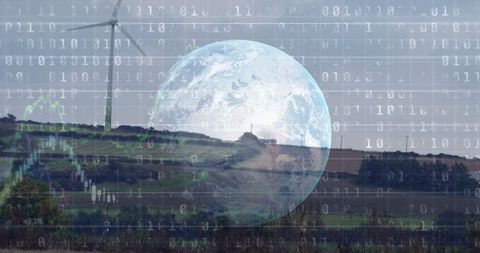 Digital Futurism in Renewable Energy with Wind Turbine