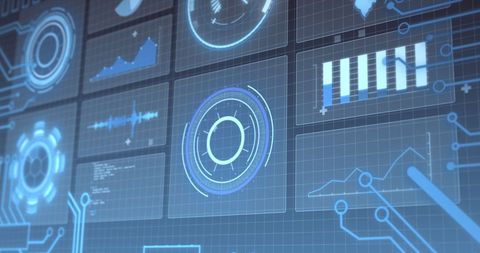 Digital Interface with Data Visualization and Analytics Tools - Download Free Stock Images Pikwizard.com