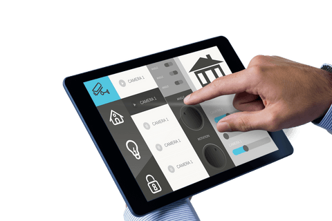 Transparent Touchscreen Control with Modern Technology Business - Download Free Stock Videos Pikwizard.com