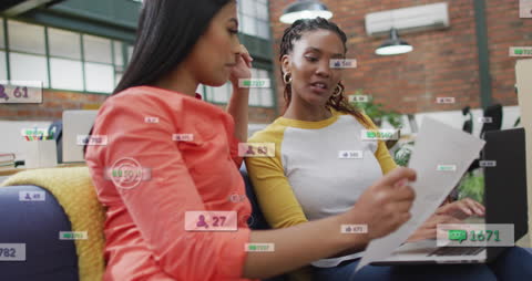 Diverse Team Using Technology and Analytics for Business Strategy