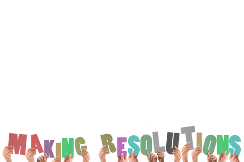 Hands Holding Colorful Making Resolutions Text with Transparent Background - Download Free Stock Videos Pikwizard.com