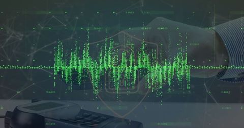 Digital payment with smartphone and data analytics concept