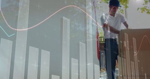 Financial Data Overlaying Delivery Logistical Operation