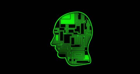 Futuristic Human Technology Concept with Neon Circuit Board - Download Free Stock Images Pikwizard.com