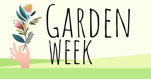Hand Holding Floral Icon for Garden Week Celebration - Download Free Stock Images Pikwizard.com
