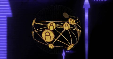 Digital Connections with Global Network - Download Free Stock Images Pikwizard.com