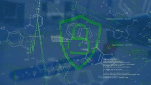 Digital Security Locks Overlapping Chemical Structures
