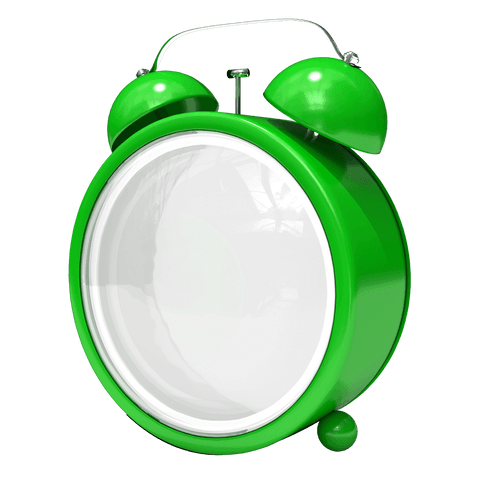 transparent graphic empty green alarm clock - Download Free Stock Videos Pikwizard.com
