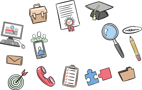 Colorful Educational Icons with Copy Space on Transparent Background - Download Free Stock Videos Pikwizard.com