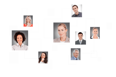 Transparent Network of Diverse Business Professional Profiles - Download Free Stock Videos Pikwizard.com