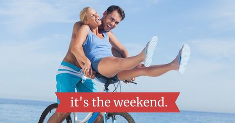 Joyful Couple Enjoying Bike Ride by the Ocean - Download Free Stock Templates Pikwizard.com