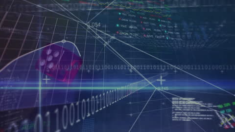 Gambling and Data Concepts Combining Virtual Dice with Digital Interface