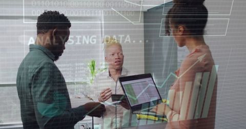 Team Analyzing Business Data in Modern Office - Download Free Stock Images Pikwizard.com