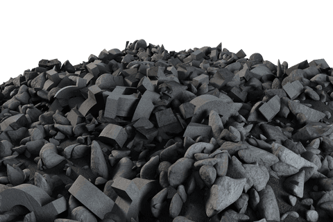Digital Heap of Rocks and Crumbled Letters with Transparent Background - Download Free Stock Videos Pikwizard.com