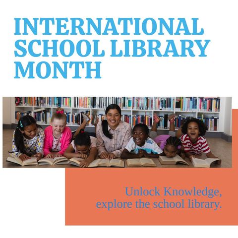 International School Library Month Celebration Reading Time - Download Free Stock Templates Pikwizard.com