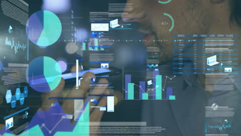 Professional Analyzing Financial Data Over Smartphone