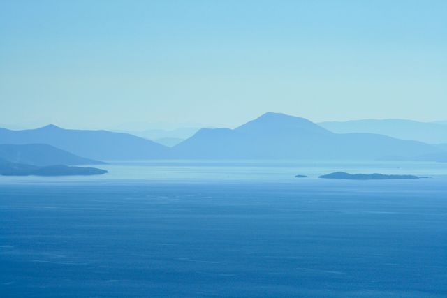 Blue mountains sea ocean - Download Free Stock Photos Pikwizard.com