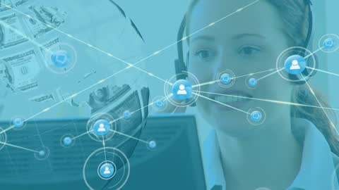 Global Digital Network with Tech Professional Engaged Online