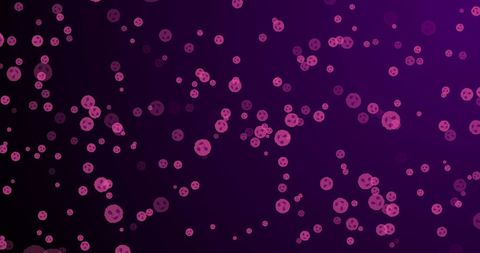 Violet Cytoplasm-like Elements Falling on Navy Blue Background - Download Free Stock Images Pikwizard.com