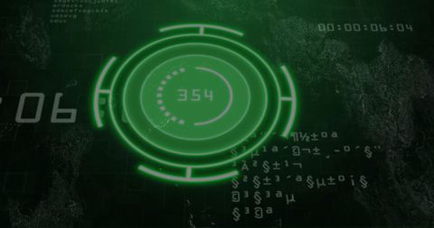 Digital Data Processing Insights on Dark Interface - Download Free Stock Images Pikwizard.com
