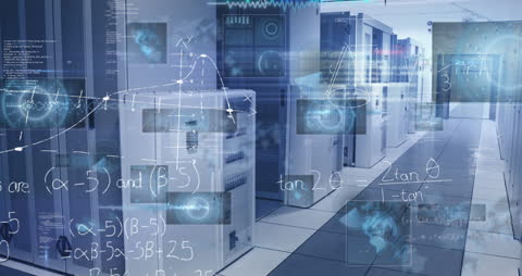 Global Technology with Mathematical Overlay in Server Room