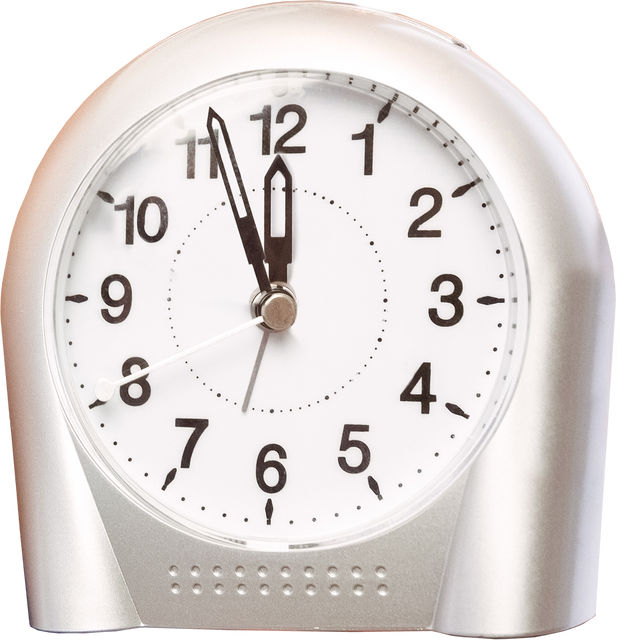 White Analog Clock on Transparent Background Conceptual Design - Download Free Stock Videos Pikwizard.com