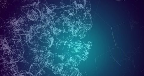 Abstract Network of Connections on Blue Gradient Background - Download Free Stock Images Pikwizard.com