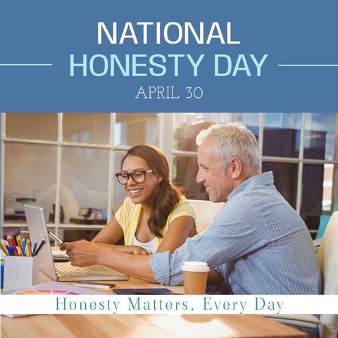 Celebrating National Honesty Day with Colleagues in Office - Download Free Stock Templates Pikwizard.com