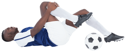 Injured Football Player Lying Down on Transparent Background - Download Free Stock Videos Pikwizard.com