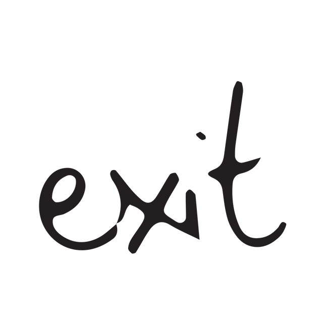 Handwritten Black Exit Sign on Transparent Background - Download Free Stock Videos Pikwizard.com