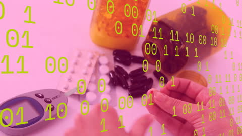 Digital Healthcare: Medicine and Data Processing Concept