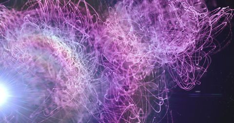Abstract Purple Light Trails with Glowing Spotlight - Download Free Stock Images Pikwizard.com
