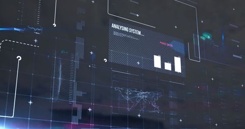 Futuristic Data Analysis Interface - Download Free Stock Images Pikwizard.com
