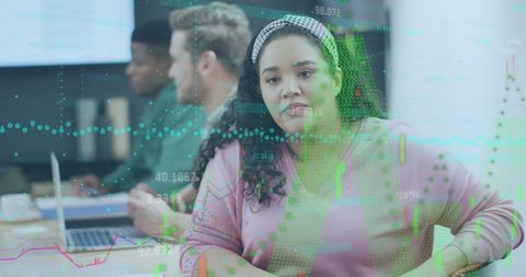 Financial Data and Diversity in Modern Office Setting