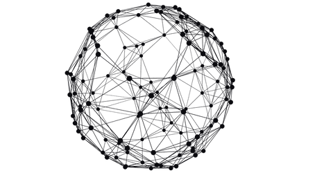 Transparent Molecular Structure with Geometric Complexity - Download Free Stock Videos Pikwizard.com