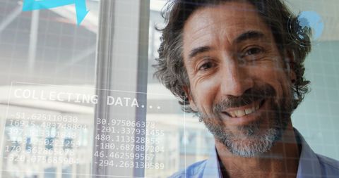 Businessman Engaged in Data Processing Analytics