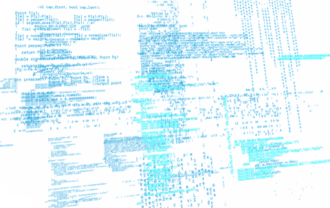 Abstract Blue Digital Texts on Transparent Background - Download Free Stock Videos Pikwizard.com
